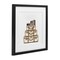 Stupell Industries Cream Luggage Stack Framed Print Under Glass, design by Amanda Greenwood